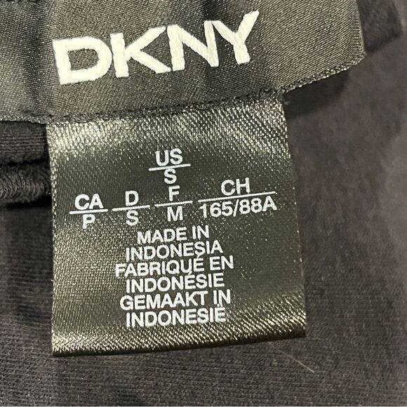 DKNY Black Sleeveless midi Dress size small - Picture 8 of 11